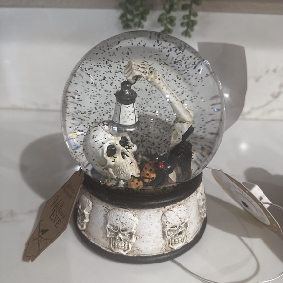 Skeleton Light Up Snow Globe - Picture 3 of 5